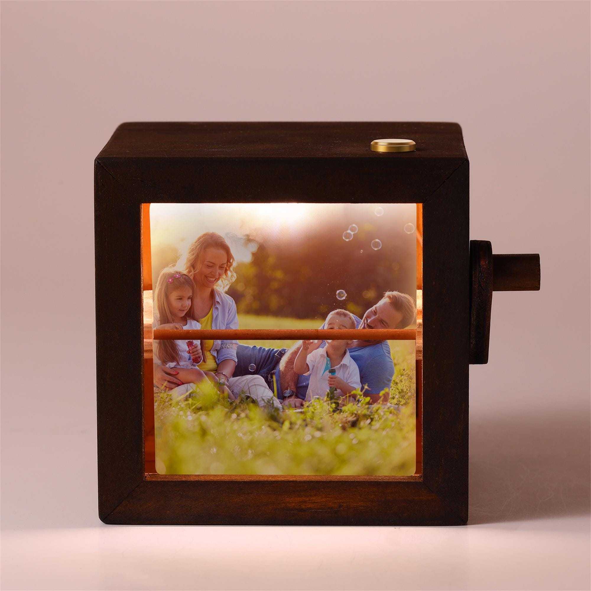Custom Photo Flipbook Animation Machine – Mechanical Hand Motion Photo Album, Home Decor,Fathers Day Gift, Anniversary Birthday Wedding Gift
