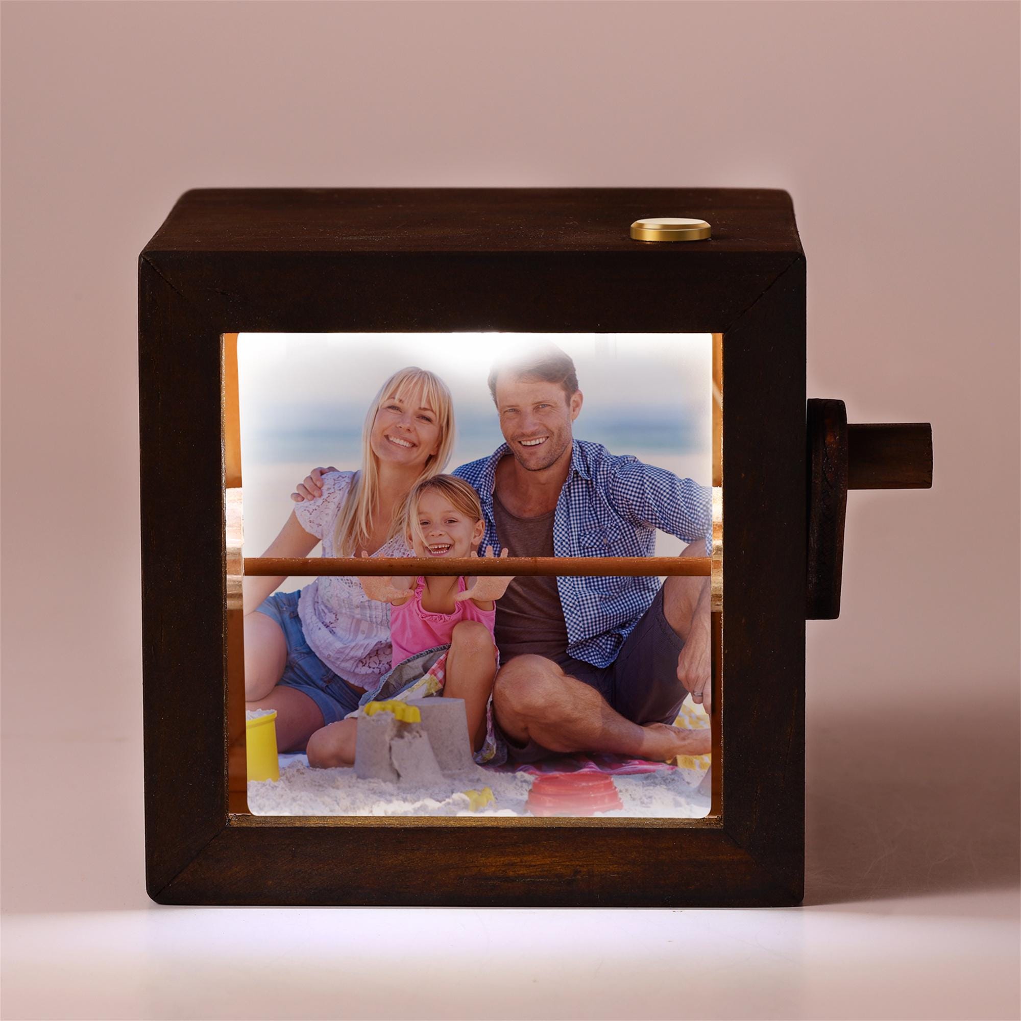 Custom Photo Album Flip Book Frame, Mechanical Hand Motion Photo Album Animation Machine, Anniversary Gift for Her, Fathers Day Gift