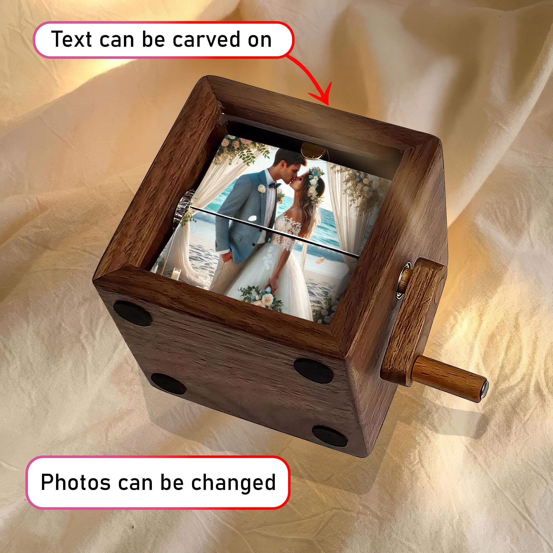 Custom Wedding Day Flip Book Frame Animation Machine