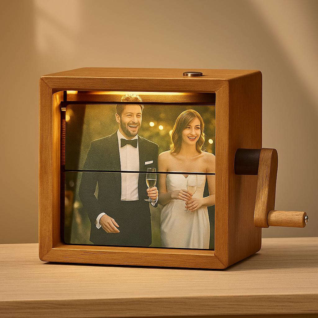 Custom Hand-Cranked Photo Flipbook Frame