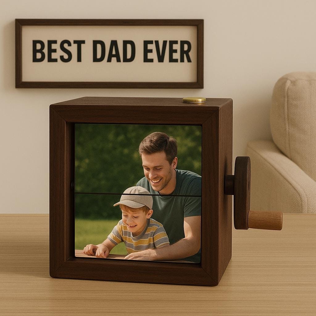 Custom Hand-Cranked Photo Flipbook Frame
