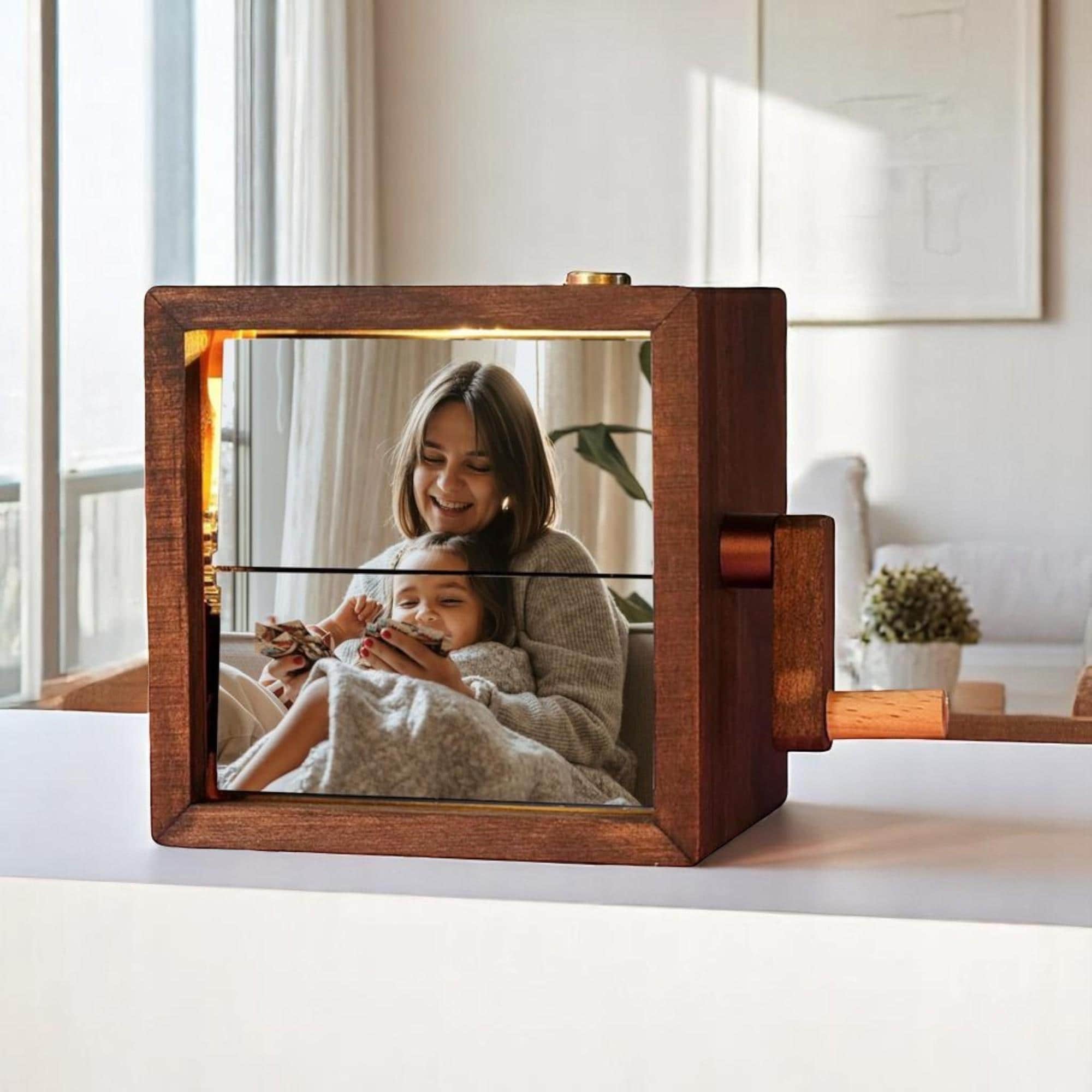 Black Walnut Flipbook Frame