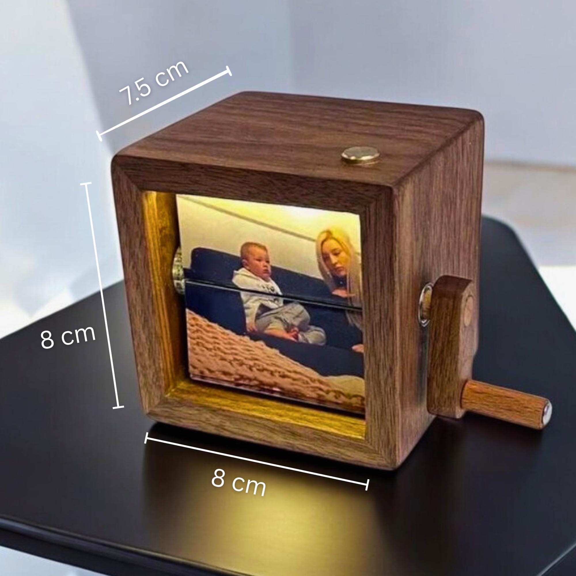 Black Walnut Flipbook Frame