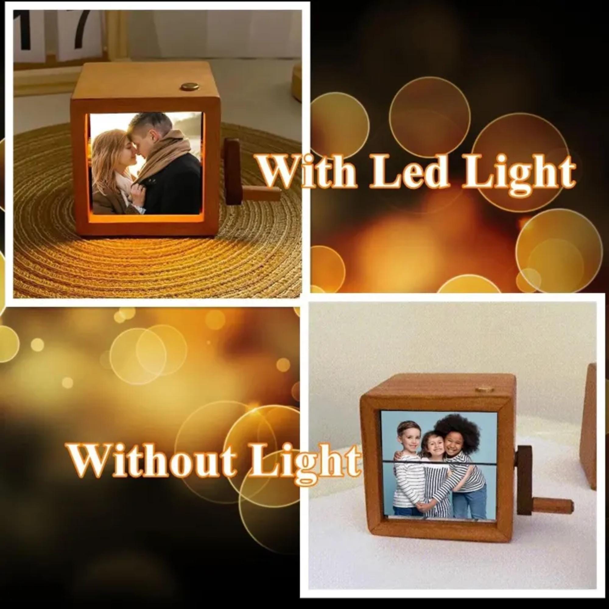 Custom Flipbook Photo Box with Light