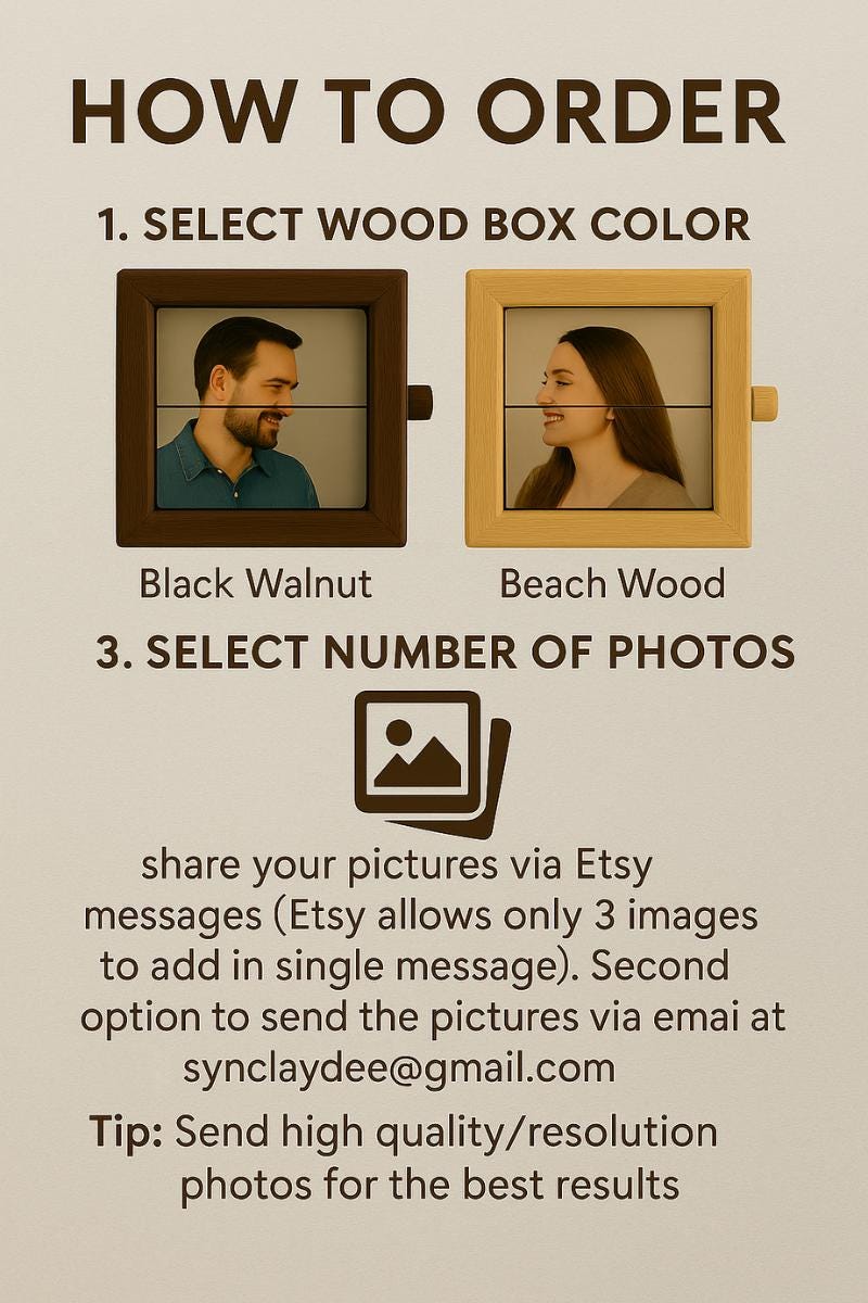 Custom Flipbook Photo Box with Light