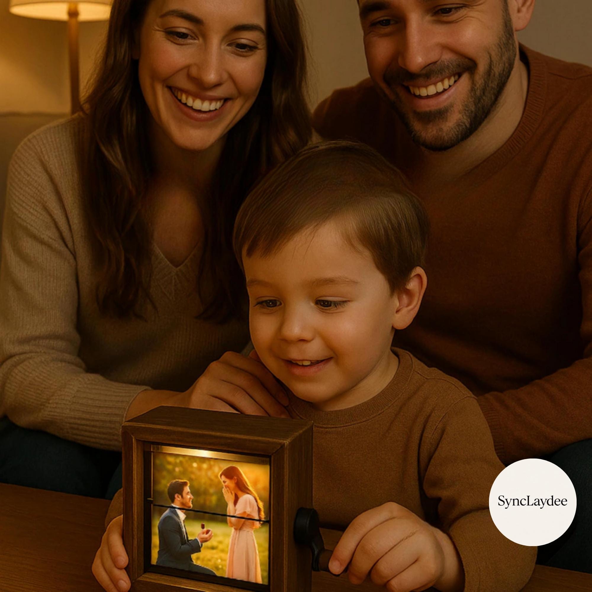 Custom Flipbook Photo Box with Light