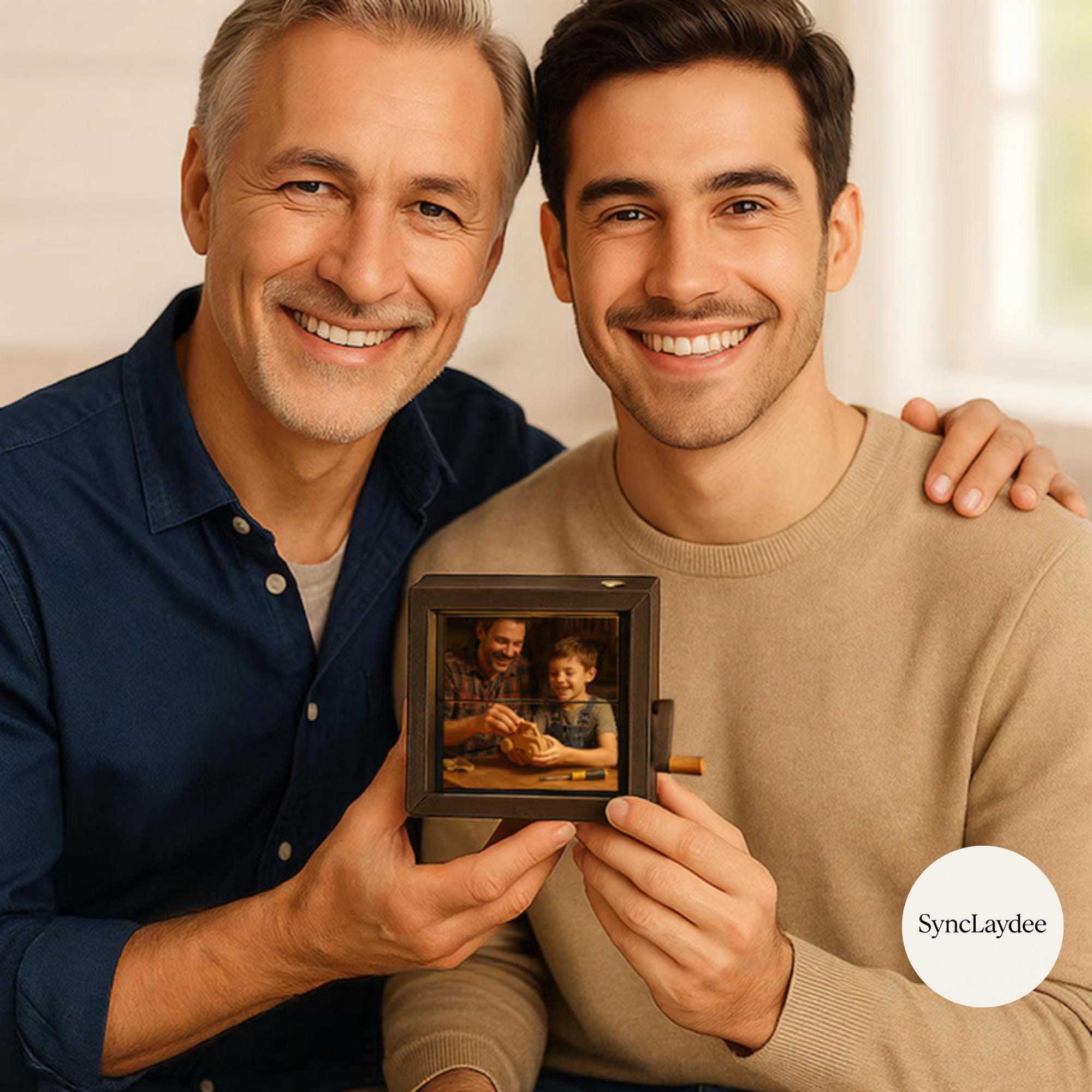 Custom Flipbook Photo Box with Light