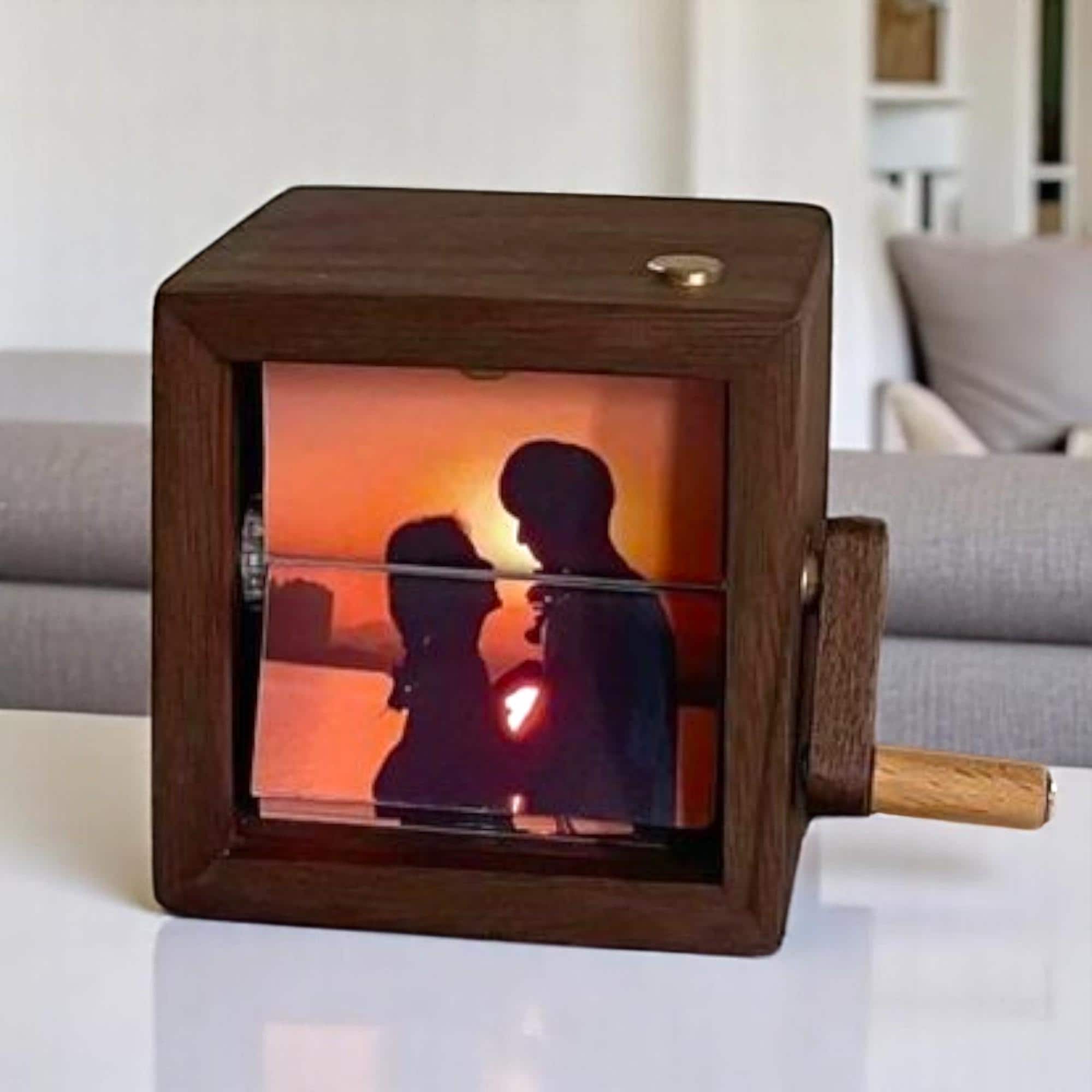 Black Walnut Flipbook Frame