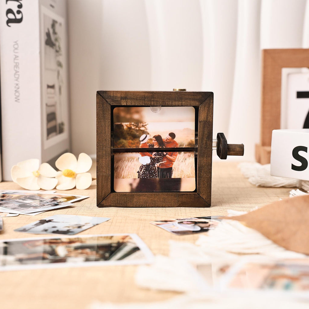 Custom Flip Book Frame Animation Wood Box