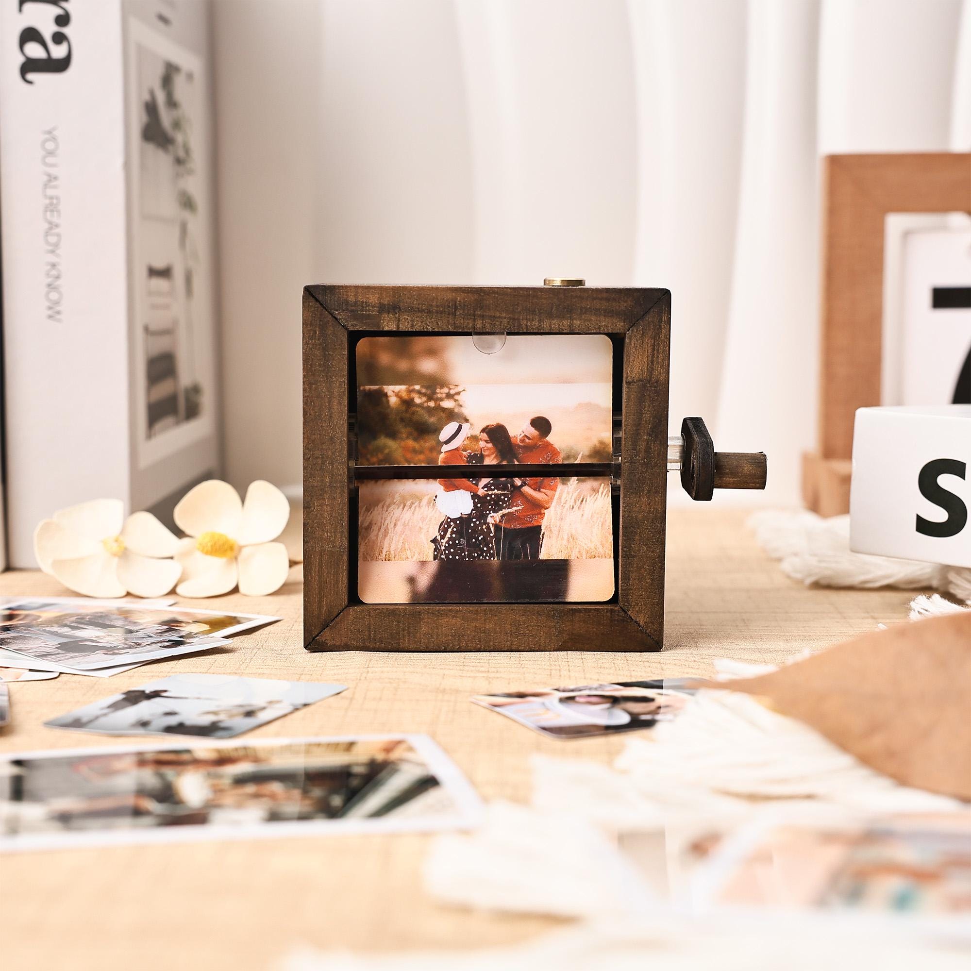 Custom Flip Book Frame Animation Wood Box