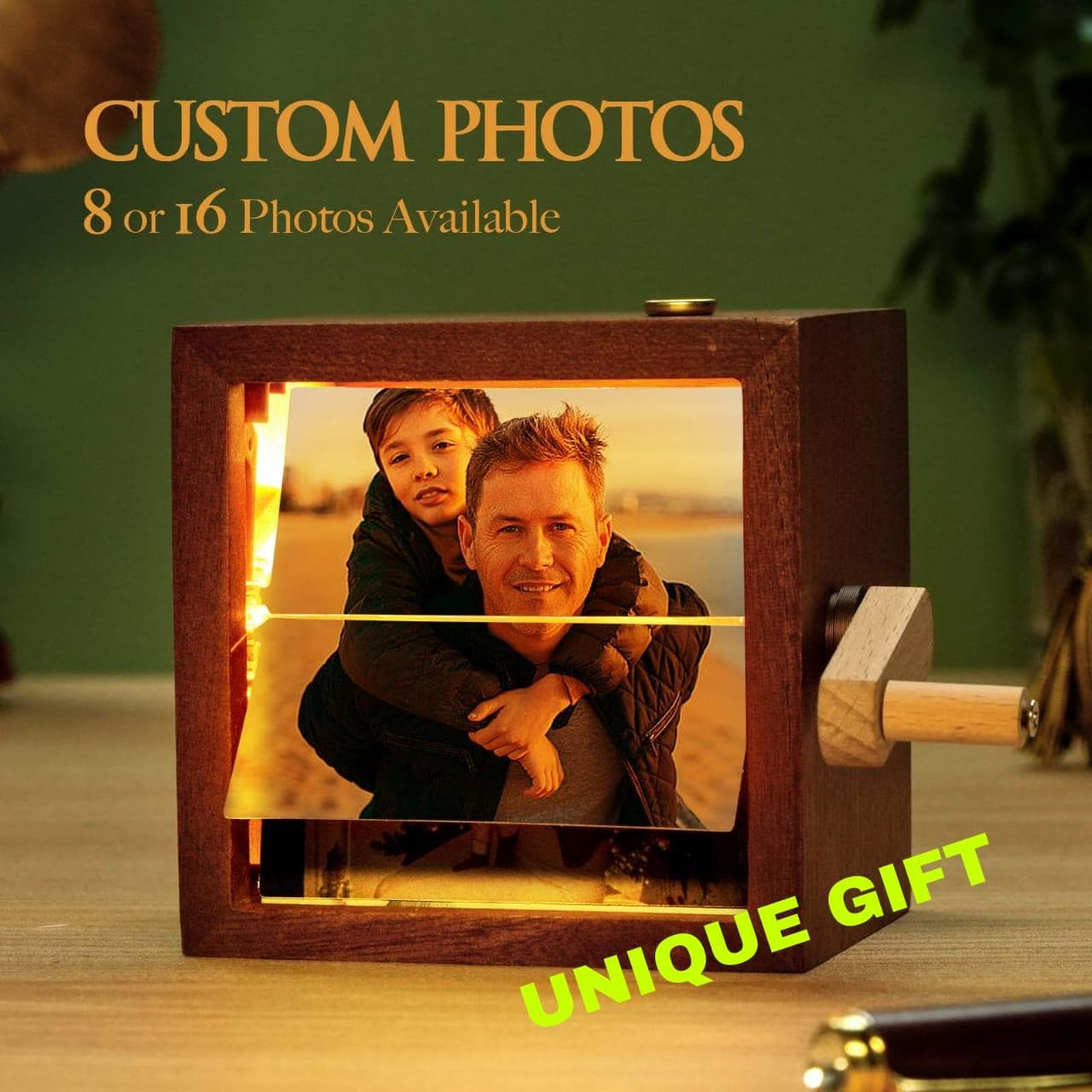 Custom Mechanical Photo Flip Book Frame