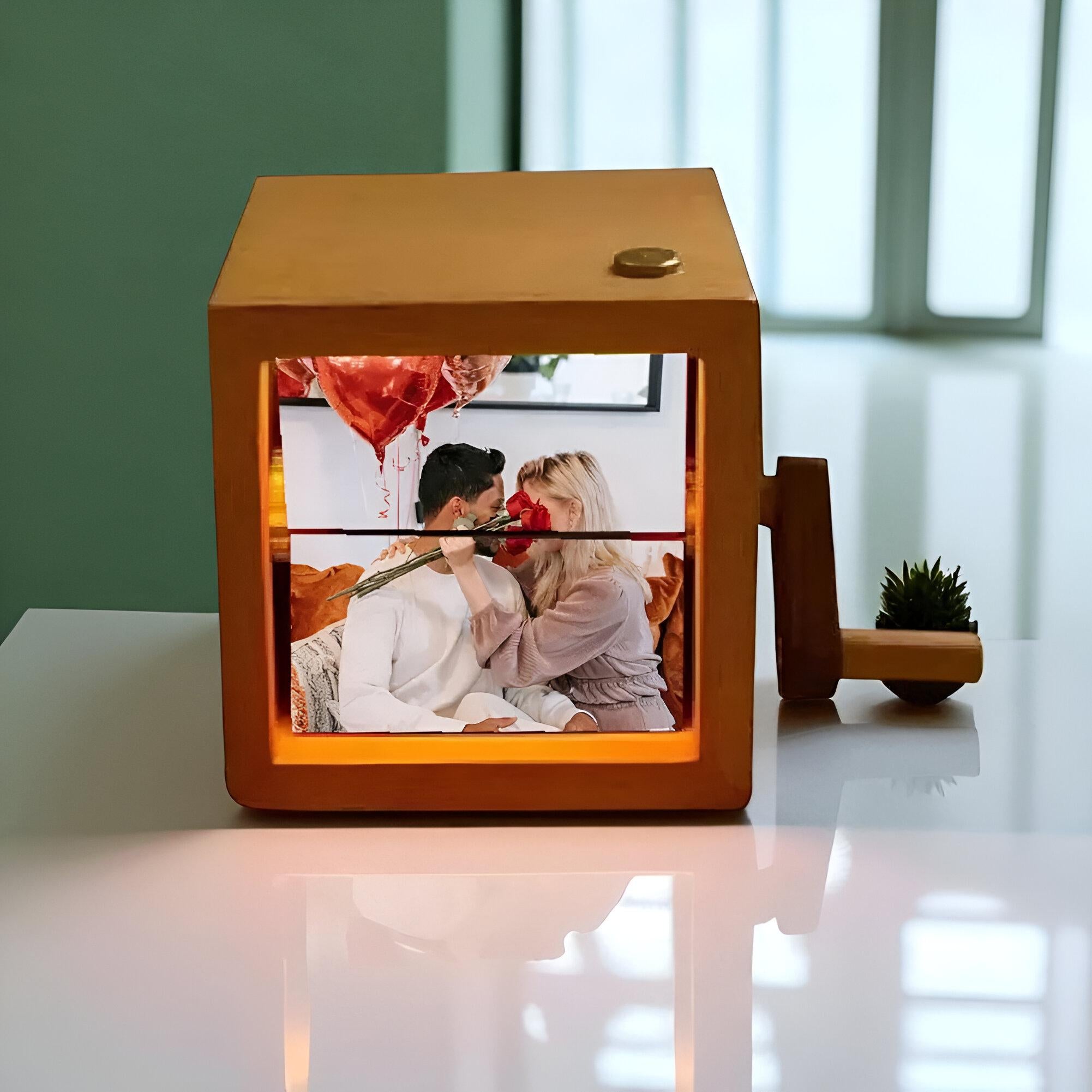 Personalized Photo Flipbook with Light
