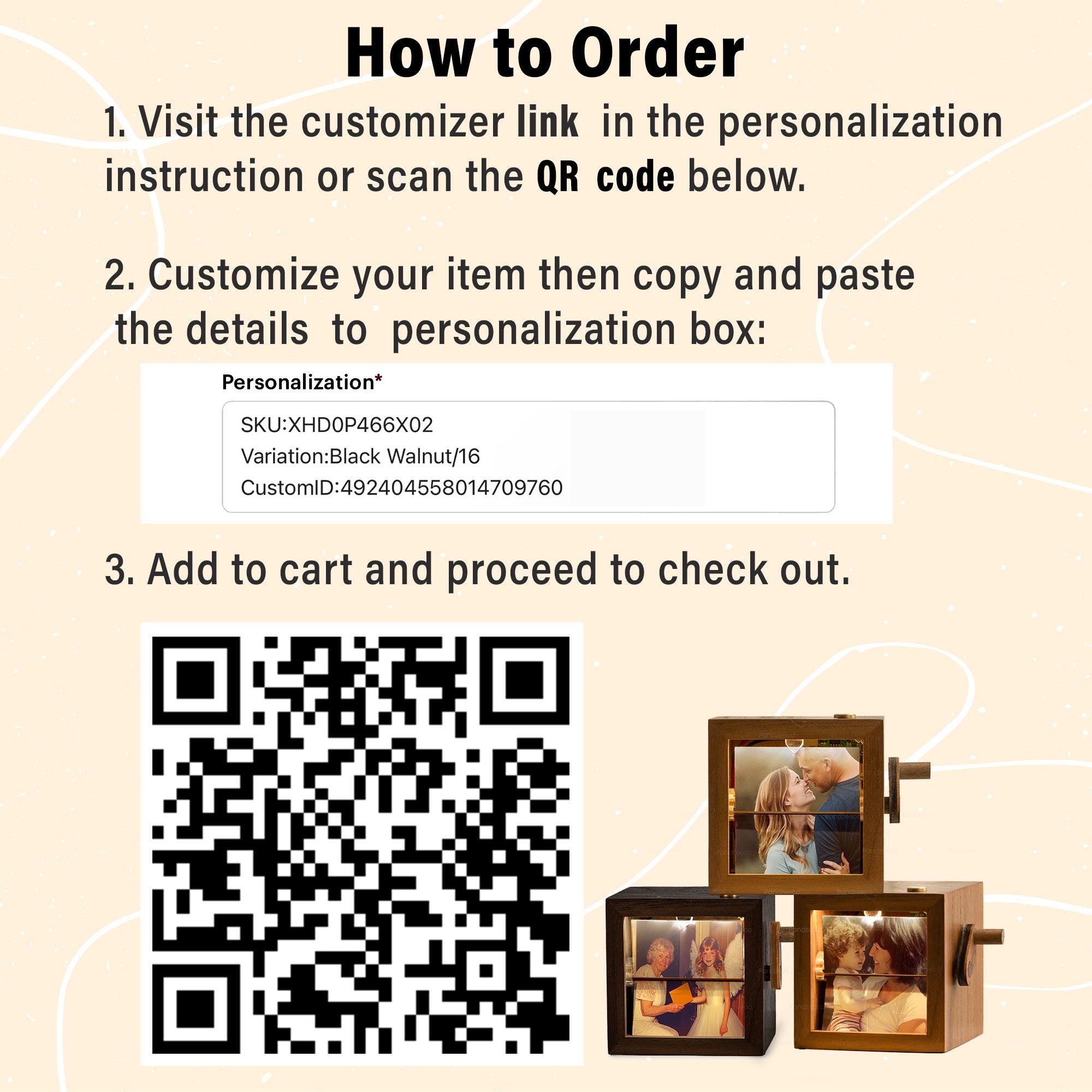 Custom Photo Flipbook Frame
