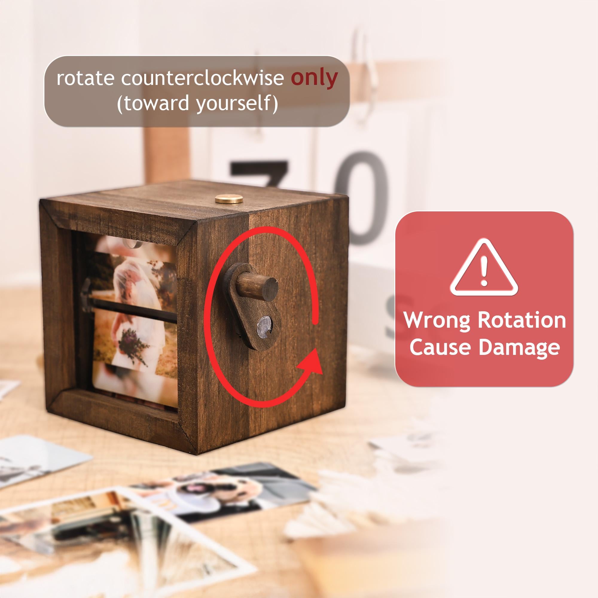 Custom Flip Book Frame Animation Wood Box