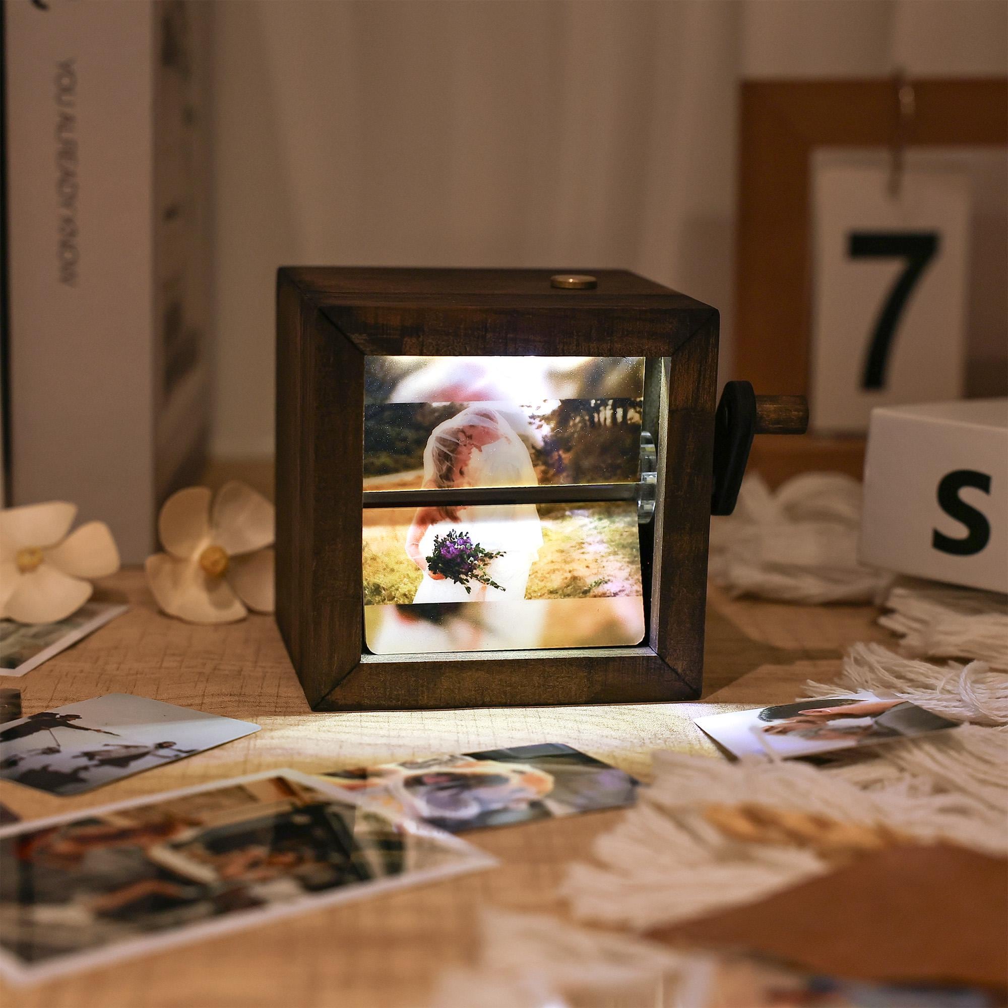 Custom Couple Photos Flip Book Frame