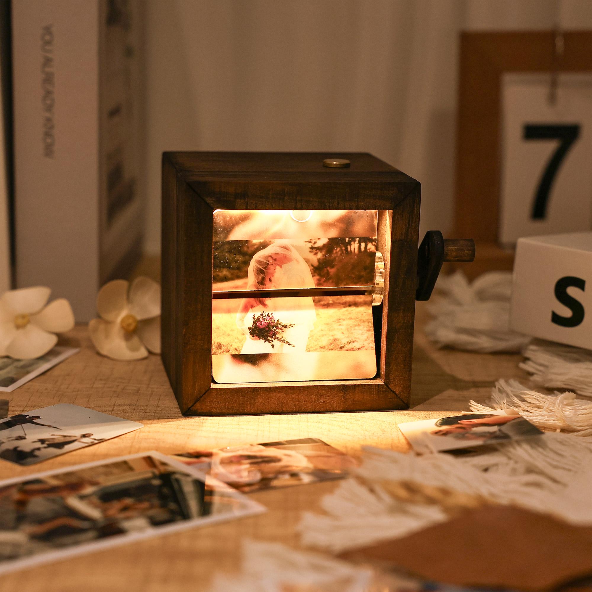 Custom Couple Photos Flip Book Frame