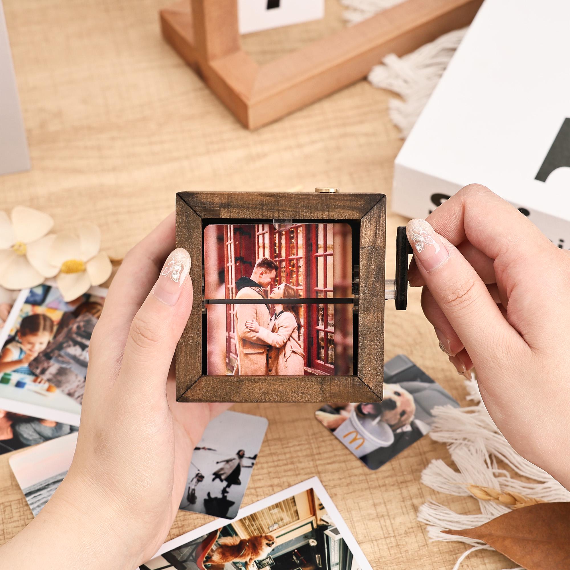 Custom Flip Book Frame Animation Wood Box