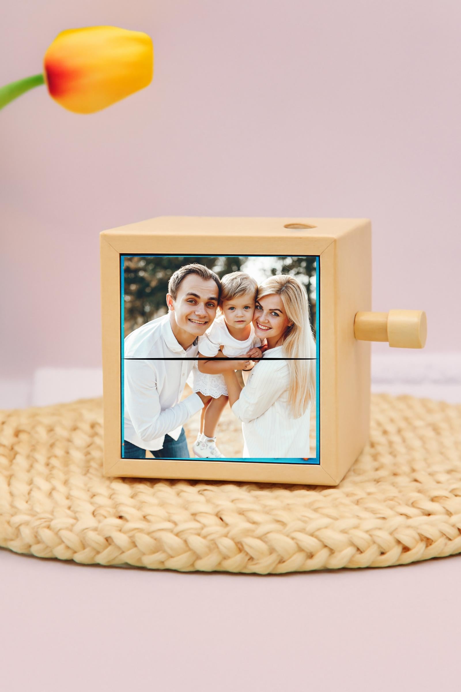 Custom Flipbook Photo Box with Light