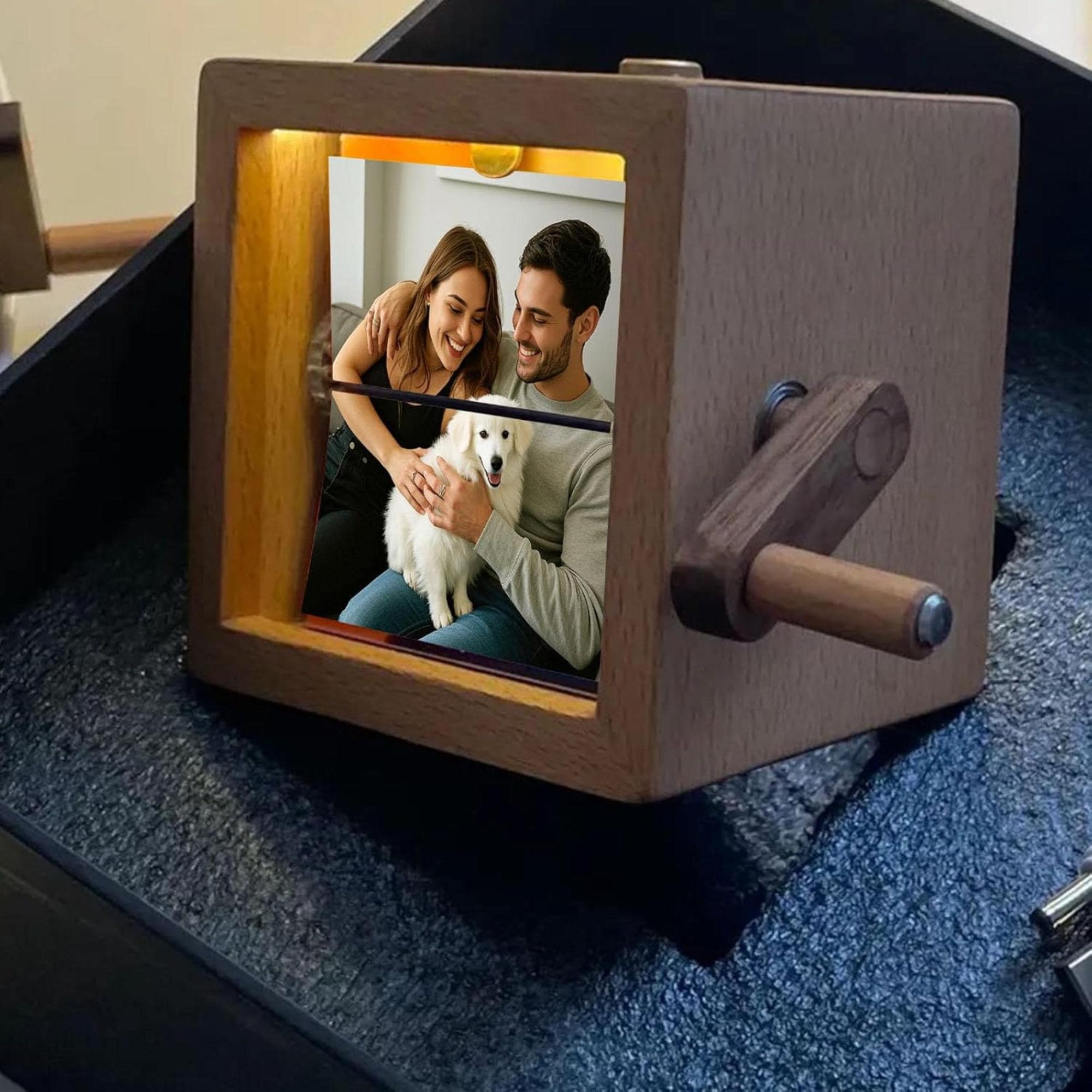 Custom Flipbook Photo Box with Light