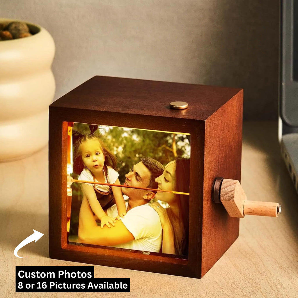 Custom Wooden Animation Gift for Anniversary