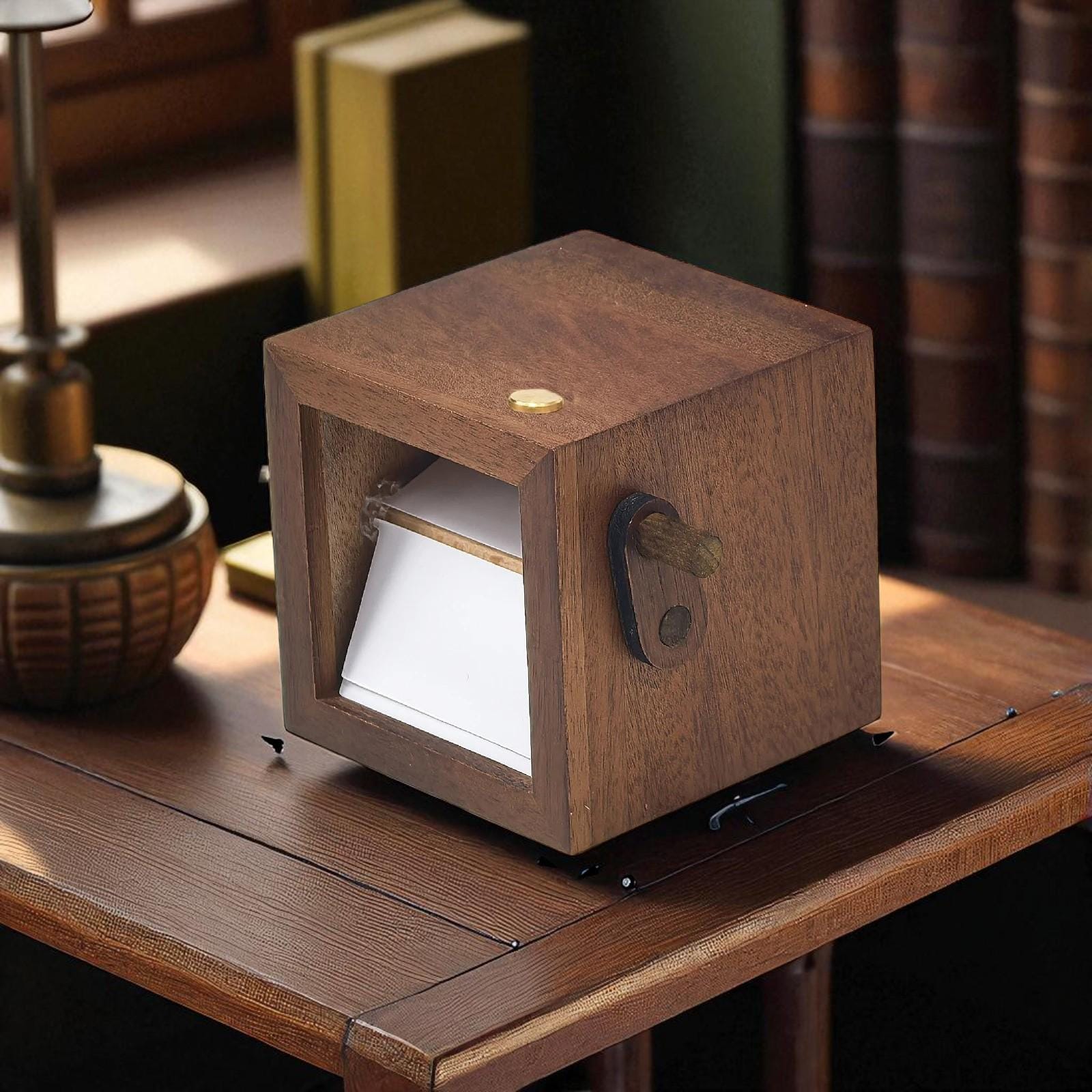 Custom Wooden Flipbook with Light – Unique Animated Photo Gift for Anniversary, Birthday, Wedding, or Home Décor Keepsake