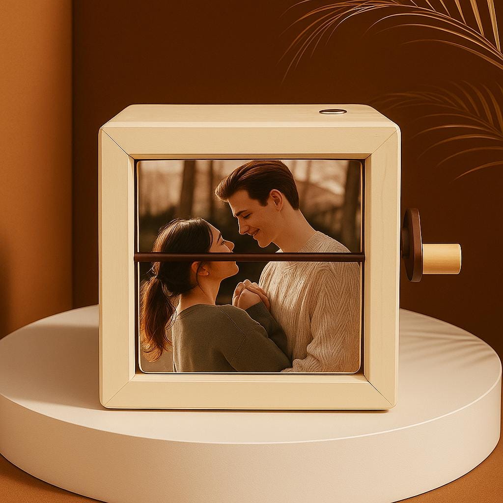 Custom Couple Flip Book Frame Animation Flip Photos Frame with LED  Romantic Gift for Anniversary, Wedding, Birthday