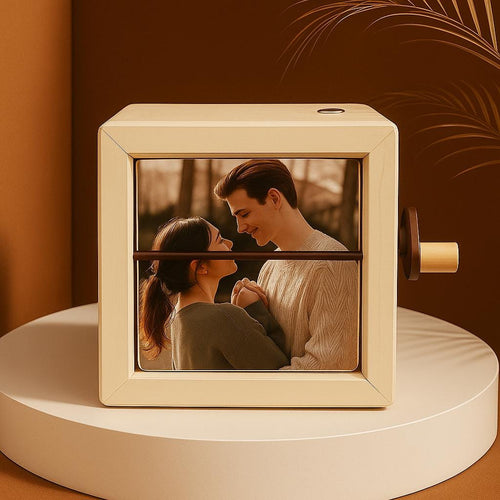 Custom Couple Flip Book Frame Animation Flip Photos Frame with LED  Romantic Gift for Anniversary, Wedding, Birthday