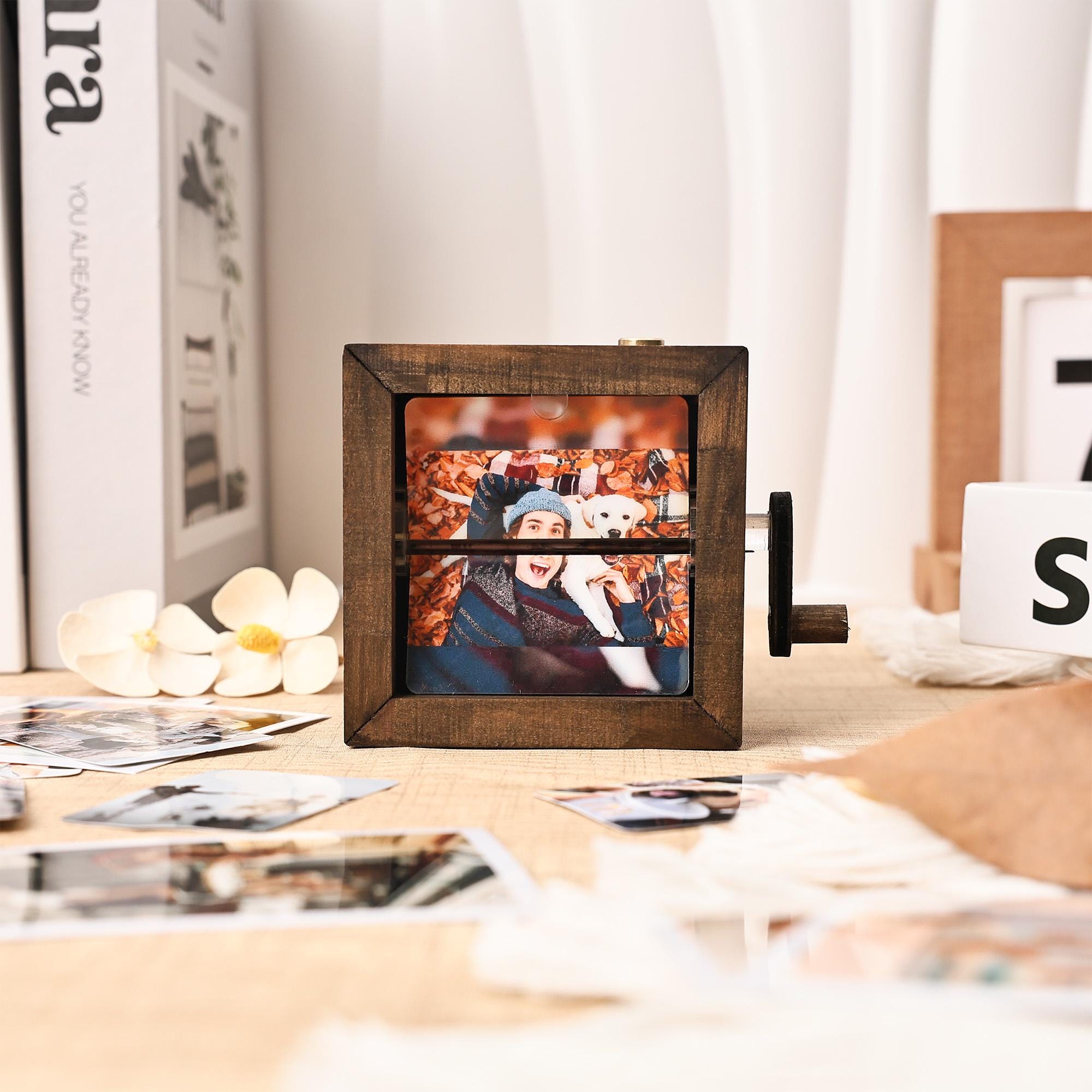 Custom Couple Photos Flip Book Frame
