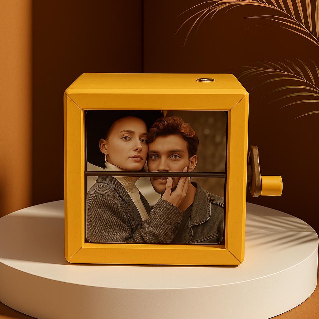 Custom Couple Flip Book Frame Animation Flip Photos Frame with LED  Romantic Gift for Anniversary, Wedding, Birthday