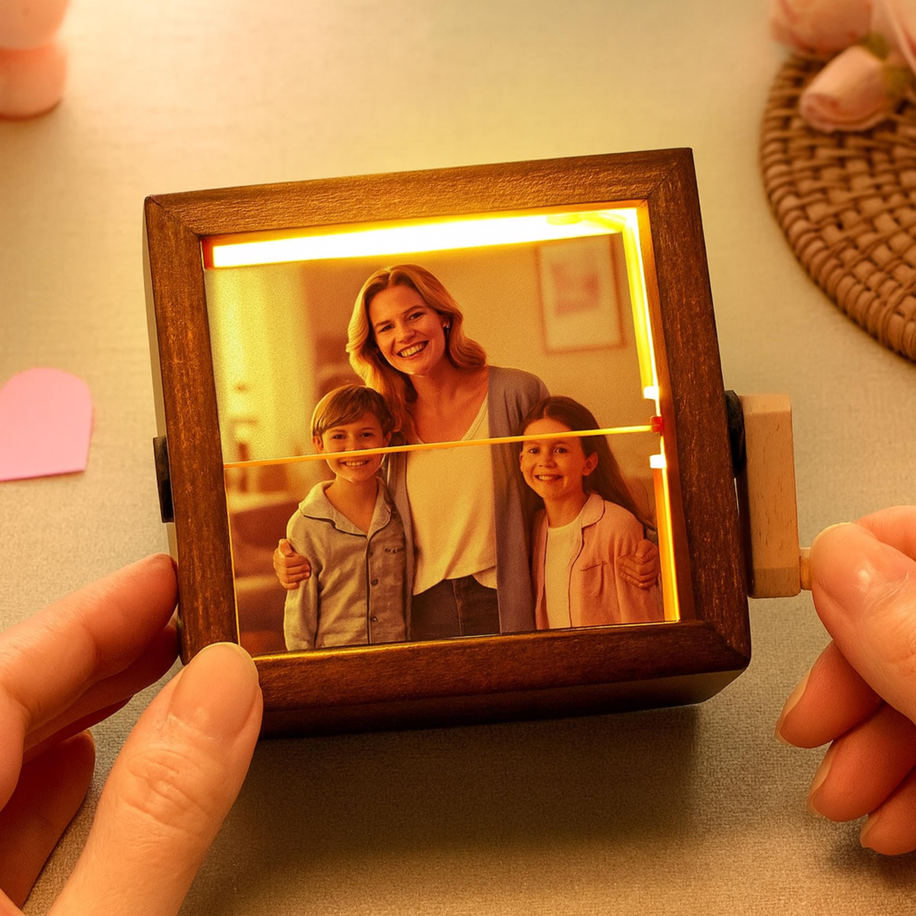 Custom Wooden Animation Gift for Anniversary