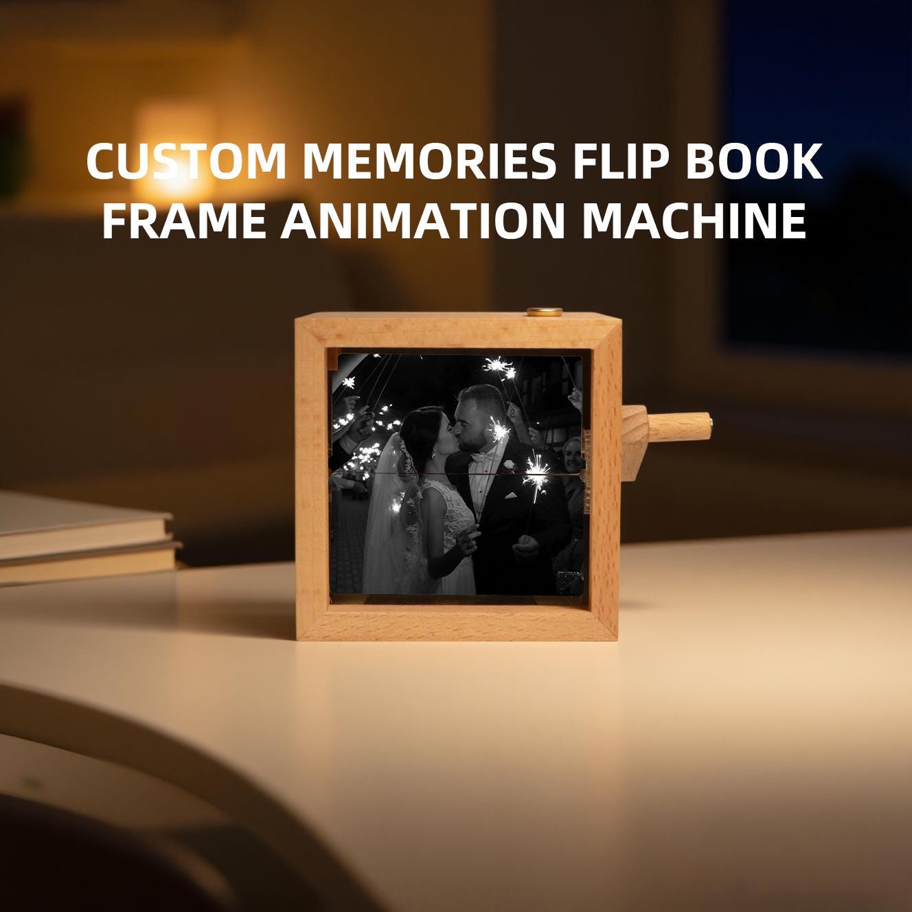 Custom Couple Flip Book Frame Animation Machine
