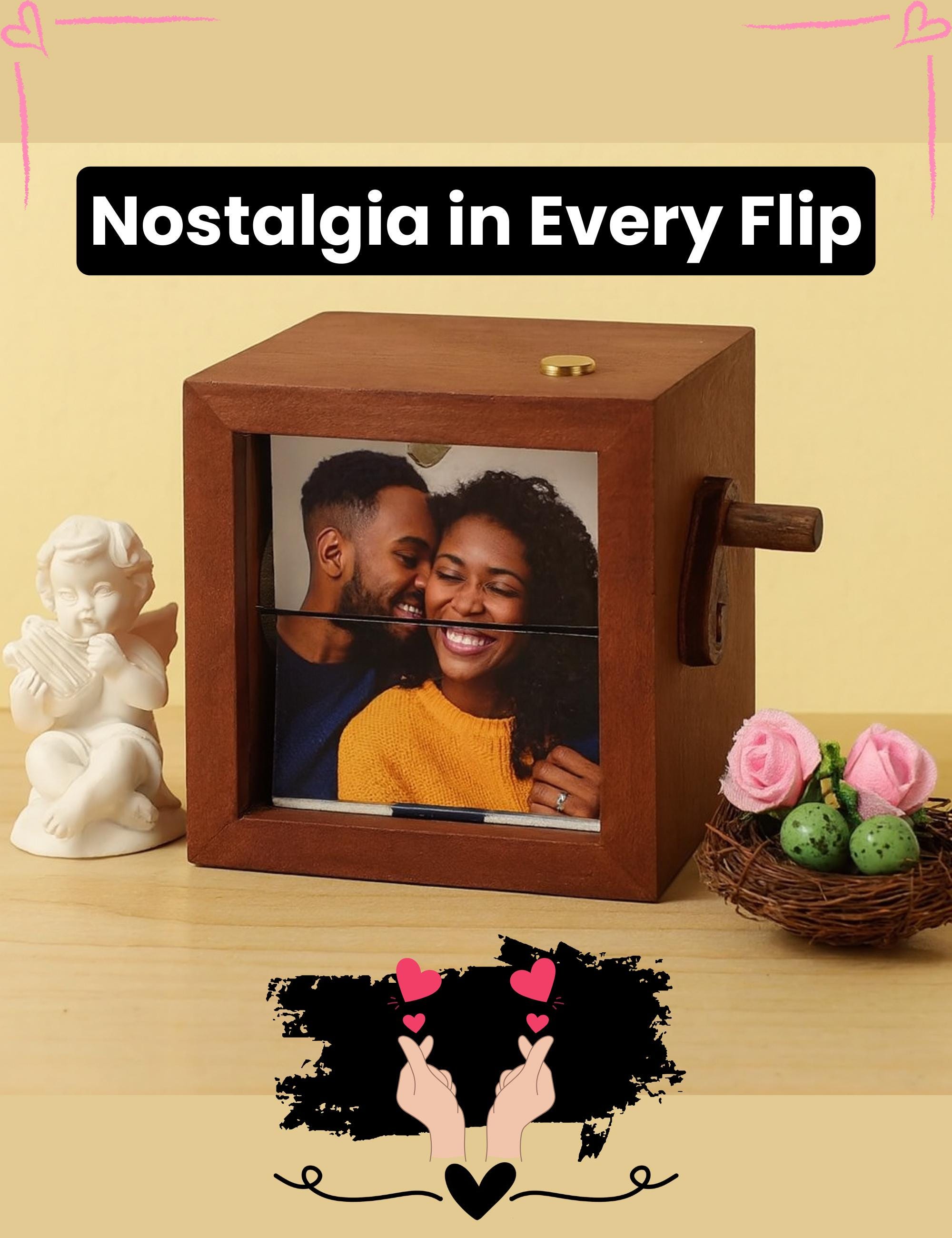 Custom Wooden Animation Gift for Anniversary