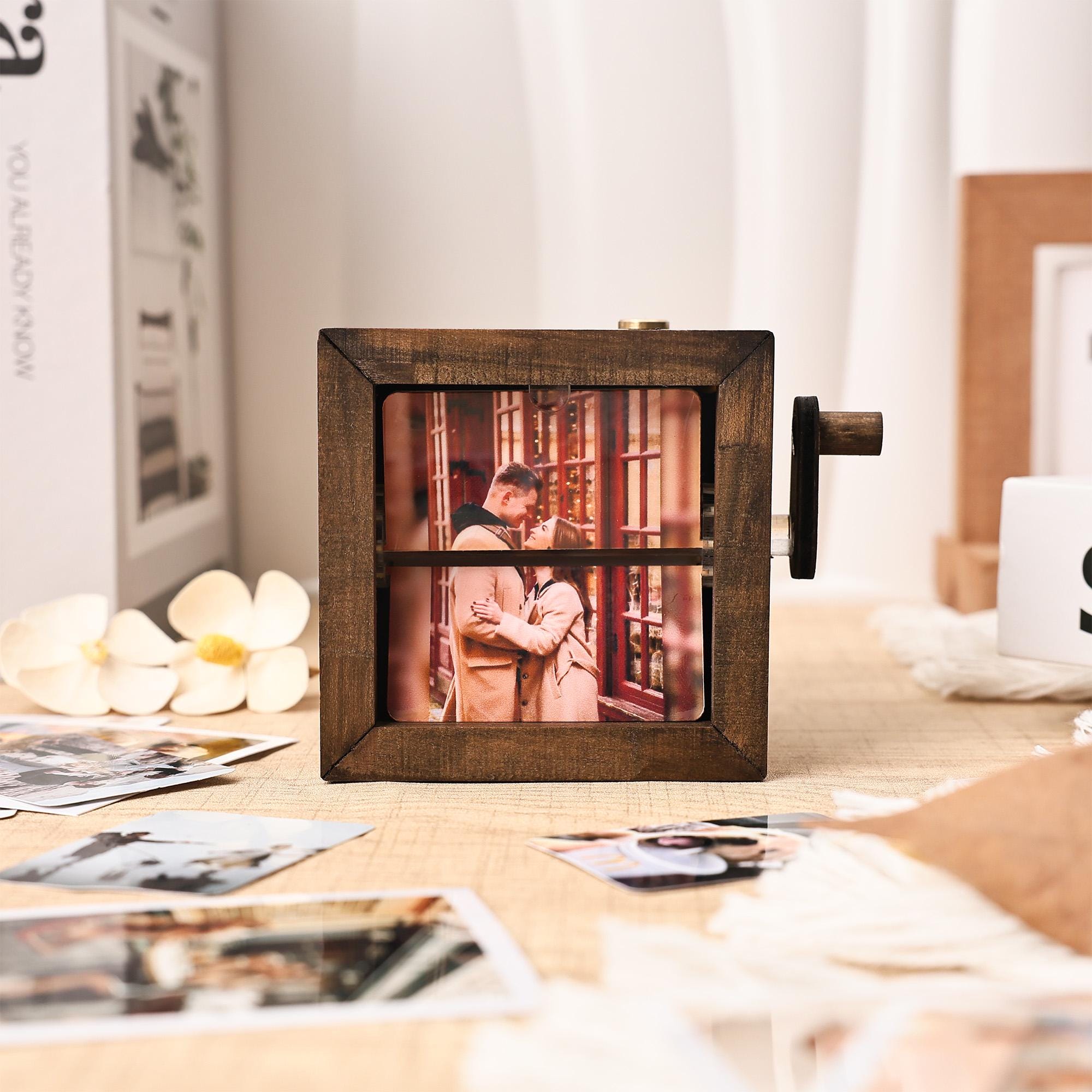 Custom Couple Photos Flip Book Frame
