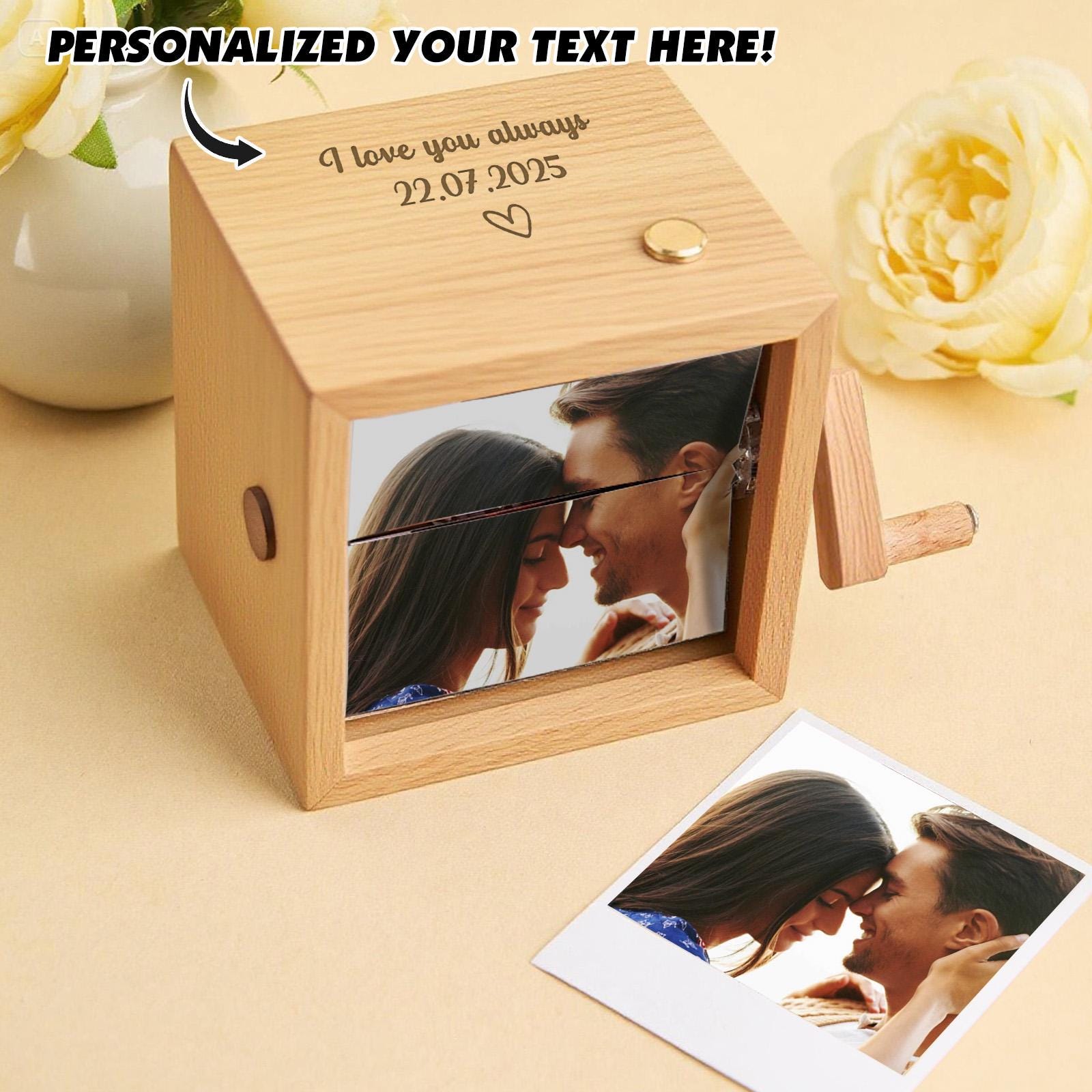 Personalized Photo Flipbook Music Box