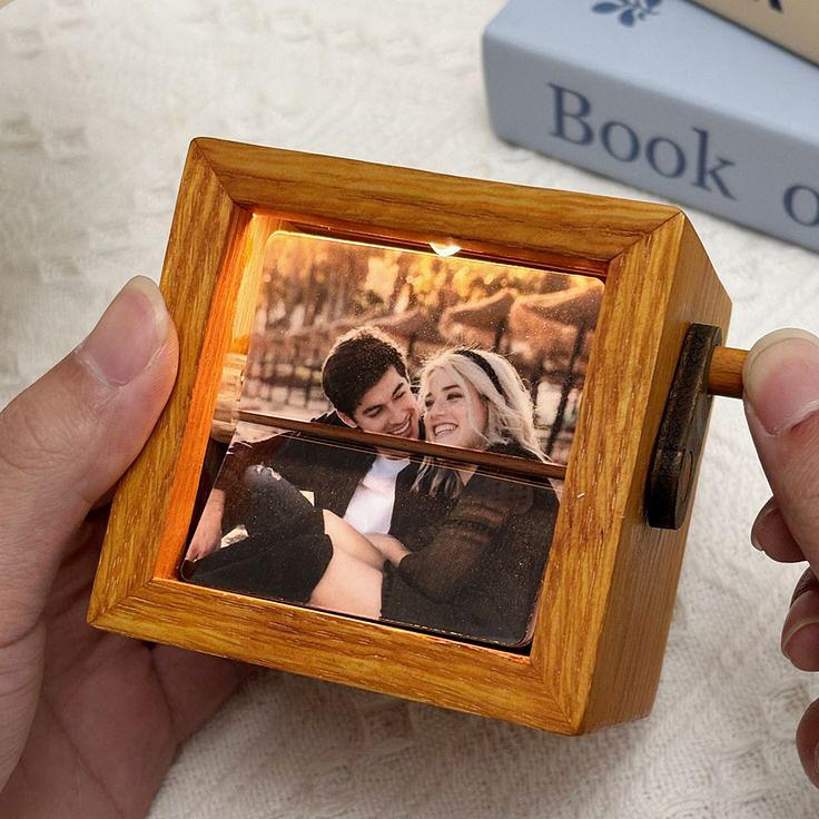 Handmade Animated Photo Box for Couples