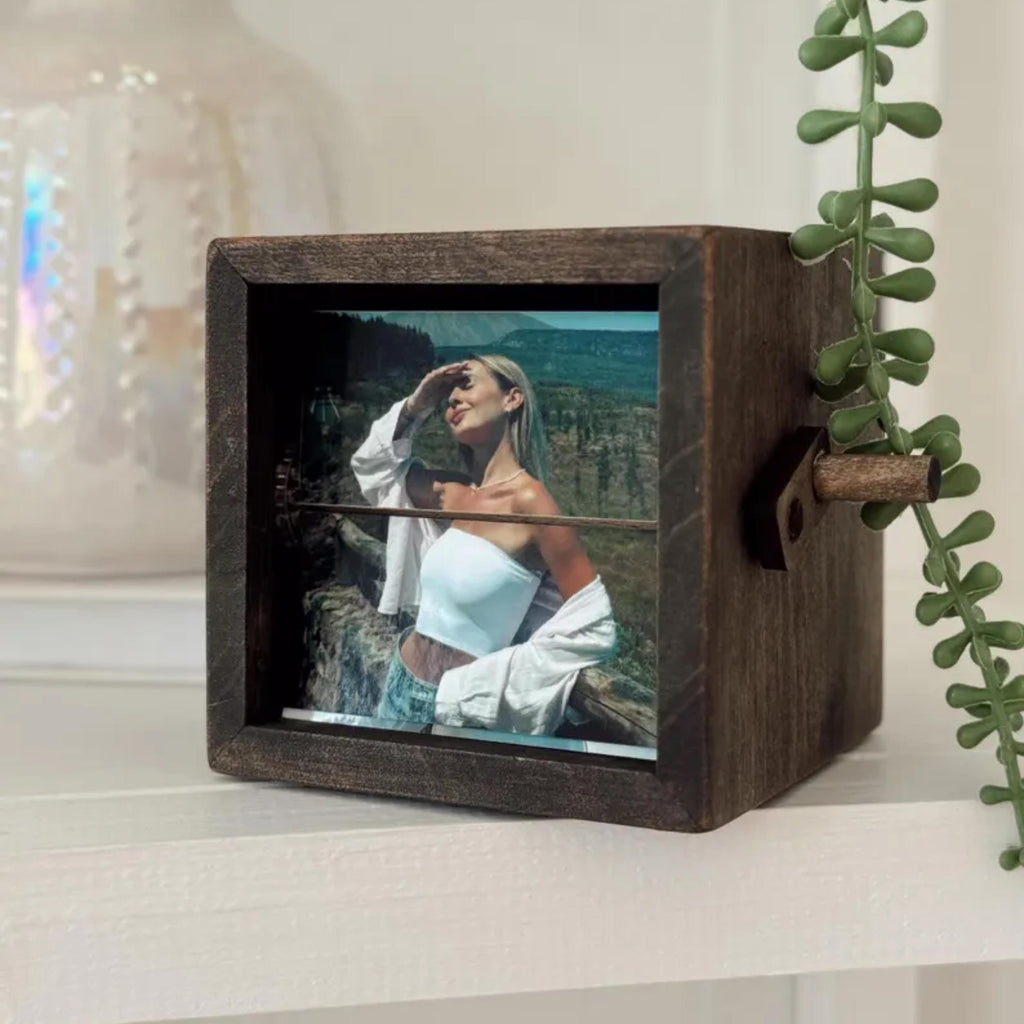 Custom Wooden Animation Gift for Anniversary