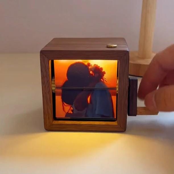 Handmade Animated Photo Box for Couples
