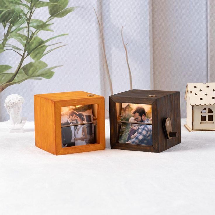 Handmade Animated Photo Box for Couples