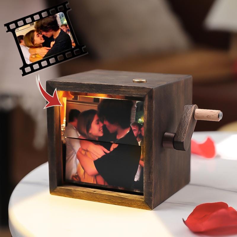 Handmade Animated Photo Box for Couples
